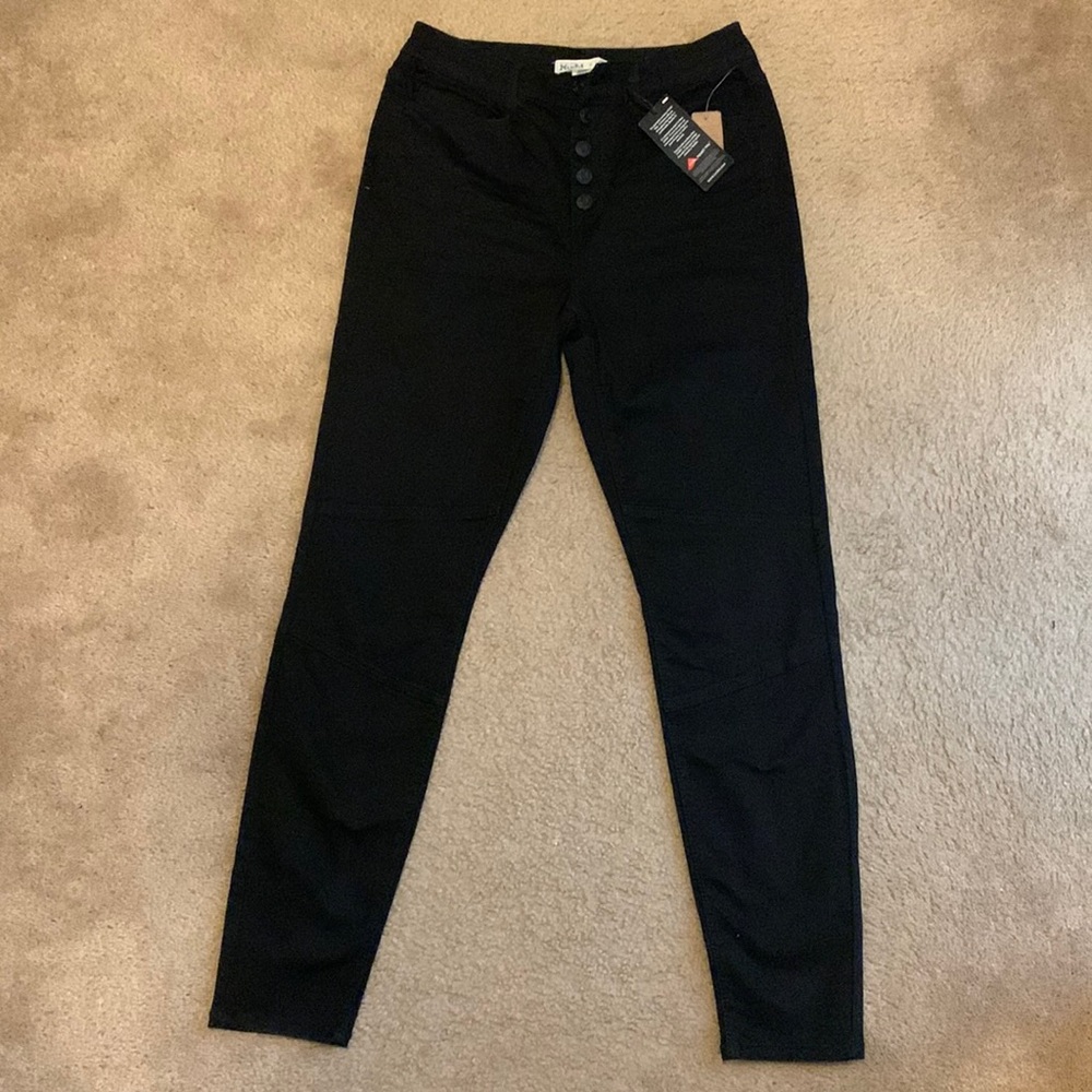 Black high rise jeans brand Mudd